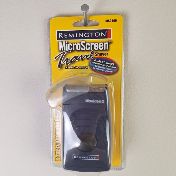 Vintage Remington MSC100 MicroScreen Travel Shaver Battery Operated Cordless - Picture 1 of 2